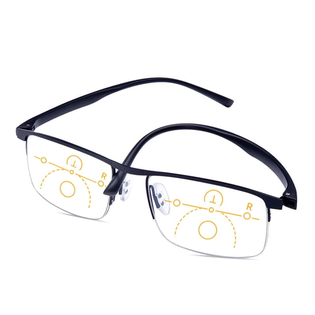 Gafas de Lectura Multifocales Progresivas Salvador con Bloqueo de lámpara Azul 400 grados Unisex Negro