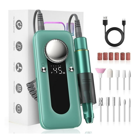 Electric Nail Drill Machine, 45000RPM Professional Efile Nail Drill Kit, Electric Nail File For Acrylic Nails Gel Nails ,Low Noise
