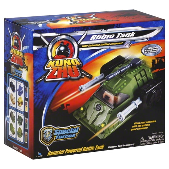 Kung Zhu Zhu - Hamster Powered Battle Tank Special Forces Rhino Tank