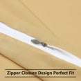thumbnail image 4 of Unique Bargains 1800 Microfiber Zippered Pillowcases 2pcs, 4 of 11
