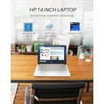 thumbnail image 2 of HP 14" Laptop for Student Business, Intel Quad-Core N4120, 8GB RAM, 320GB Storage(64GB eMMC+256GB Micro SD), 1-Year Microsoft 365, Windows 11 Pro, Stream Series, Webcam, WiFi, Ultra Light, 2 of 6