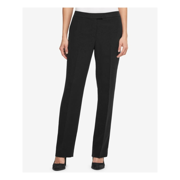 DKNY Womens Black Zippered Pockets Pants Size: 8 