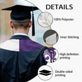 thumbnail image 3 of Elegant Wraps Shawls for Graduation Ceremonies Featuring Pointed Collar Design All Season Versatile Accessory for School Events, 3 of 8