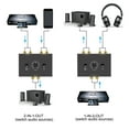 thumbnail image 3 of kurtrusly Two-way L/R Stereo Audio Switcher 2 In 1 Out/1 In 2 Out Button Control Professional Cellphone Loudspeaker Splitter Accessories, 3 of 7