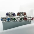 thumbnail image 4 of Baohd Open Vintage Eye Owl Ring High-end Style For Wedding Or Casual Wear Retro Green 1Set, 4 of 6