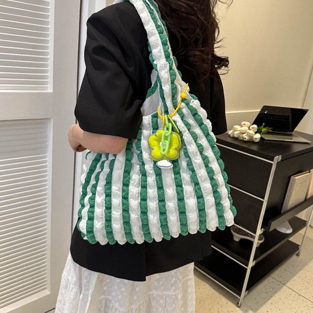 Bolsas De Hombro Bolsa Hombro Mujer Burbujas Bolsas Moda Conmutar Casual Señora Bolsas Verde Ndcxsfigh Para Estrenar