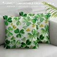 thumbnail image 3 of Nawypu St Patricks Day Pillow Covers  Lucky Clover Polka Dot Throw Pillow Covers Shamrock Decorative Black Cushion Case St Patricks Day Decor for Home Couch Sofa Outdoor, 3 of 5