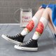 thumbnail image 5 of Fotbe Watermelon Gnome Calcetas Divertidas Estampadas para Hombre y Mujer, Calcetas de Algodón hasta la Rodilla para Caminar, Correr, Enfermería y Embarazo, 5 of 6