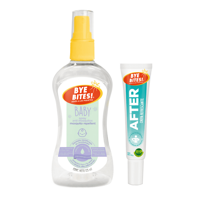 Duopack Repelente de Mosquitos e Insectos Baby BYE BITES 130 ml + Crema After 20 g