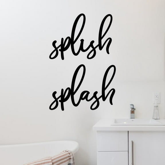 Handmadetneonsign Splish Splash Words Metal Wall Art Light, Quote Metal Sign Wall Decor, Home Bar Quote Metal Decor