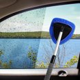 thumbnail image 5 of Windshield Cleaner Tool, Car Interior Detailing Cleaning Kit,16.5'' Car Window Cleaning Supplies with Handle Include 1 Reusable Washable Microfiber Pads (Blue), 5 of 5