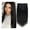 120g, variant on Clip In Human Hair Extensions, Real Remy Thick Straight Clip Ins Black Human Hair Extensions for Relaxed Hair 7 Pieces Per Set for Women, #1B 120 Gram