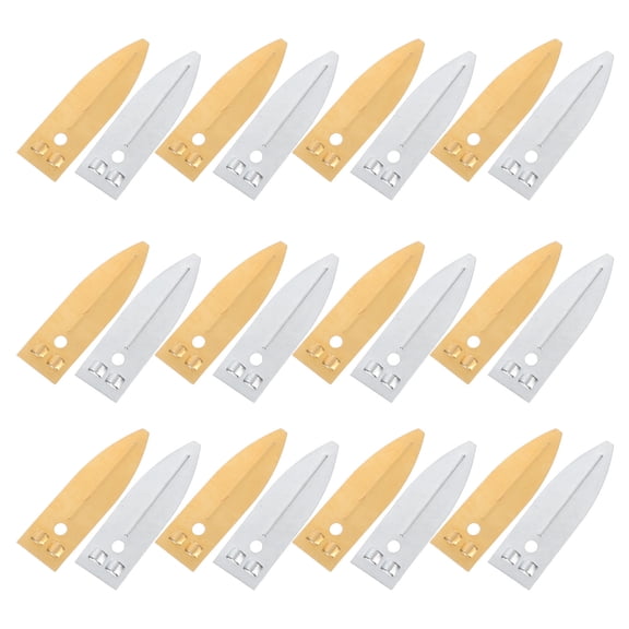 YOSADIER 12Pairs Copper Zinc Anode Sheets Assorted Color for Electroplating Experiments