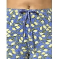 thumbnail image 3 of Hue BAJA BLUE Women's Classic Lemons PJ Bermuda Shorts, US Large, 3 of 3