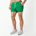 thumbnail image 2 of Afdoent Mens Shorts Sports Summer Casual Men's Elastic Waist Drawstring Running Gym Exercise Shorts Classic Fit, 2 of 5