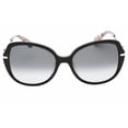 thumbnail image 2 of Kate Spade TALIYAH/G/S 0807 9O Women's Black Butterfly Sunglasses, 2 of 2