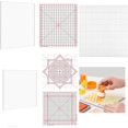thumbnail image 1 of Duomi-3 Pcs Tapis Collant à Faible Adhérence avec Grille pour Estampage, Encre de Stencil, Mélange Transparent, Photopolymère, Tapis Collant à Faible Adhérence, Projets DIY, Papier, Scrapbooking, Encre de Mélange Fixe, 1 of 4