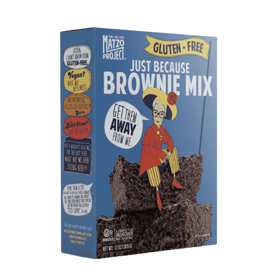 The Matzo Project Gluten Free Brownie Mix, Kosher for Passover, 12 oz, 6 pack