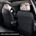 thumbnail image 3 of Naloa Snowflakes Santa Claus Print 2 PCS Car All-Inclusive Headrest Cover,Seat Headrest Cover Headrest Cover Protector for Most Car Models, 3 of 9