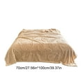 thumbnail image 3 of Solid Color Butterfly Taffeta Jacquard Fleece Blanket Sofa Throw Leisure Blanket 70x100 cm Soft Polyester Plush Nap Blanket for Bed Couch Travel Home Decor, 3 of 5