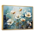 thumbnail image 2 of Designart "Mist-Clad Floral Expanse I" Flower Floater Framed Wall Art Prints, 2 of 5