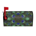 thumbnail image 2 of Fotbe Peacock Feathers Mailbox Covers Post Letter Box Cover Garden Decor Standard Size-25.5x21 in, 2 of 9
