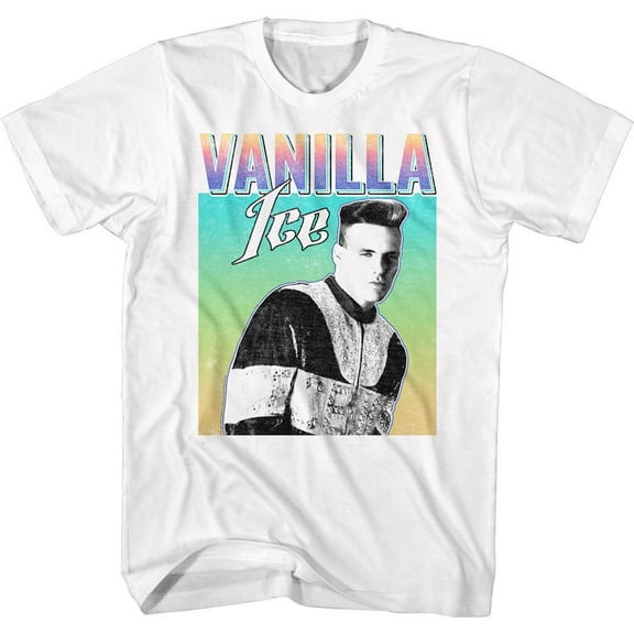 Vanilla Ice Vanilla Gradient White T-Shirt