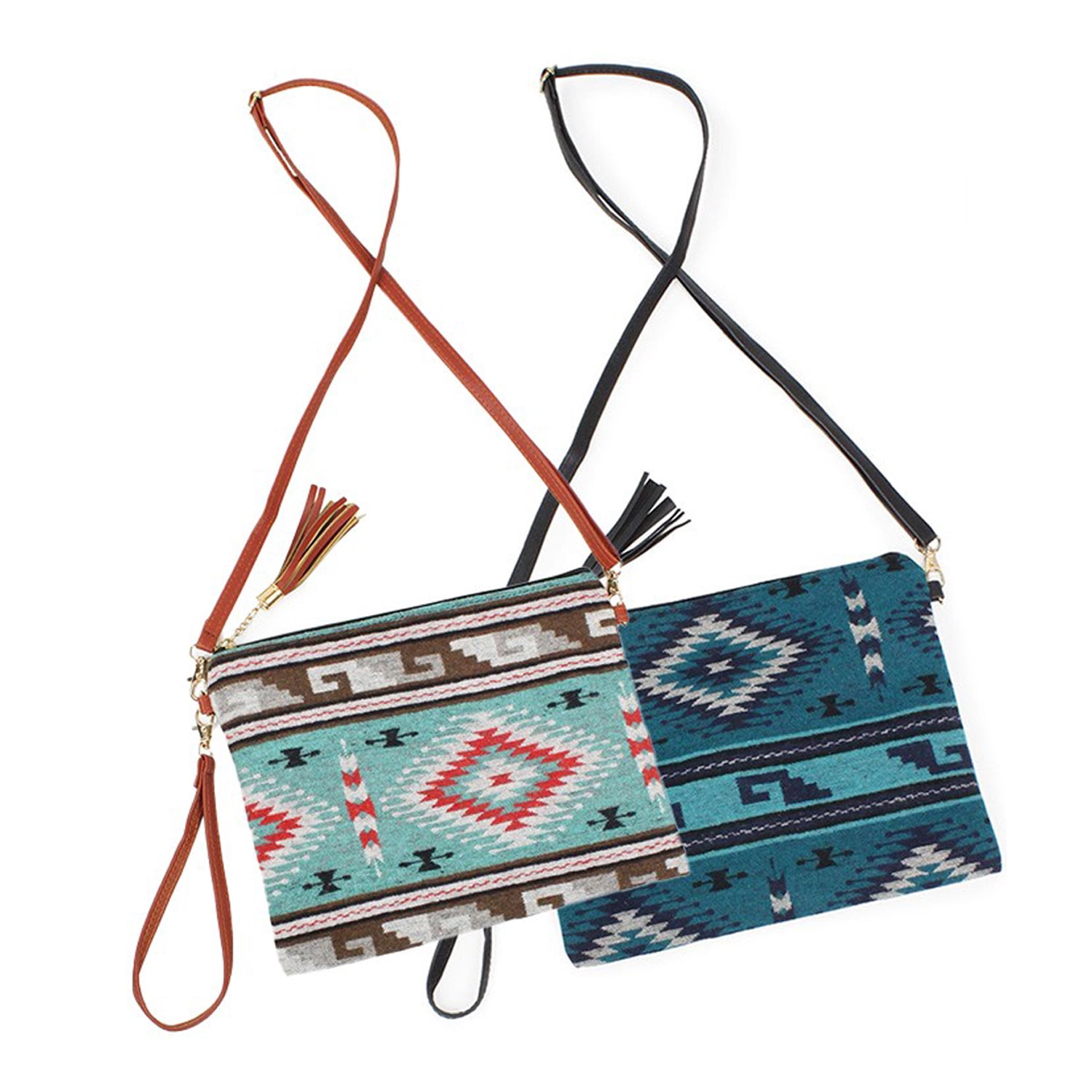 PacificPlex Clutch Bag Purse Southwestern Crossbody Women's, Turquoise
