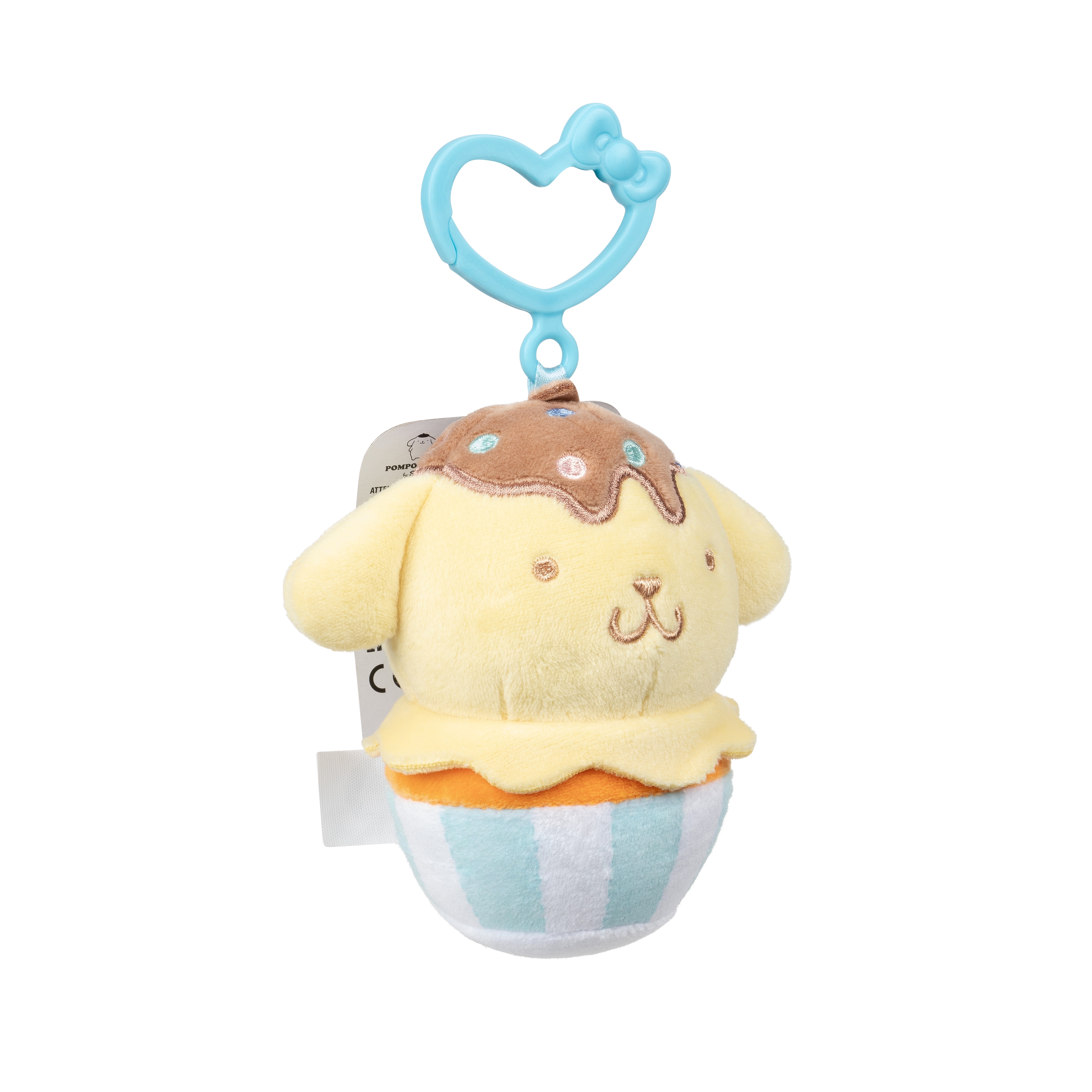 Hello Kitty and Friends, Pompompurin 4 inch Clip-On - Cupcake Themed Child's Plush