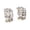 White, variant on Lab Created Stud Earrings for Women Senior Sense Super Fashion Full Temperament Personality Ear Buckle Female, 0.94x0.51 inch, Green
