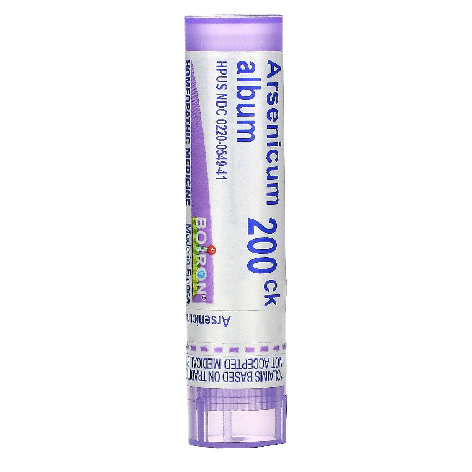 Boiron, Single Remedies Arsenicum Album, 200CK, Approx 80 Pellets