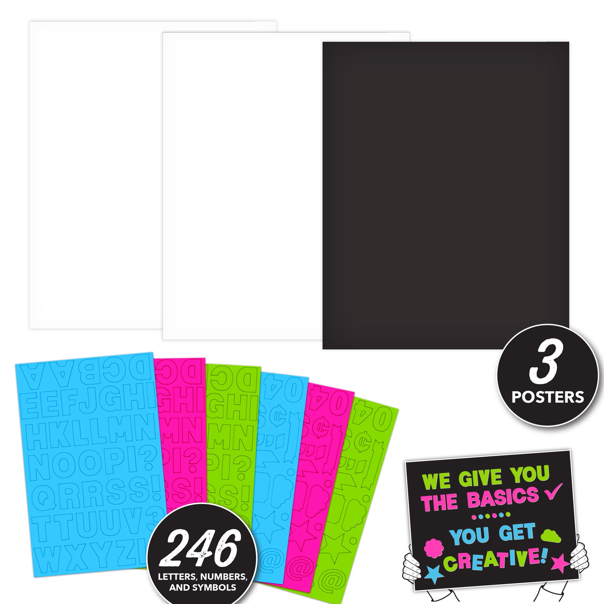 ArtSkills All-in-One Poster Kit for Kids & Adults, School Projects and Signs, 249 Pcs