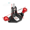 thumbnail image 3 of Router Plane Depth Adjusting Screw Nut Handheld Router Planer for Right Angle Tenon Shoulder Trimming Groove Slotting,1 * Router Plane,Black & Red, 3 of 6
