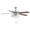 thumbnail image 2 of Trade Winds Levi 52" 3-Light Ceiling Fan in Brushed Nickel, 2 of 6