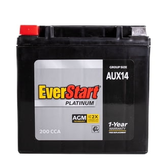 2 pack) TX16L EverStart AGM Factory Activated Powersport 12 Volt