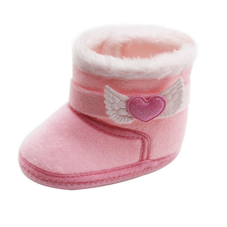 

ZMHEGW Kids Shoes Boys Booties Girls Snow Warming Soft Boots Shoes For Toddler