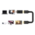 thumbnail image 4 of Convertidor de adaptador NikouMX 2 unidades puerto de pantalla negro D Pto HDMI hembra, 4 of 8