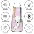 thumbnail image 6 of Pofeuu Aerial Yoga for Unicorn Print Aprons with Pockets, Cute Aprons for Kitchen, Cooking, Server, Barber, Chef Apron, 6 of 7