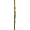 thumbnail image 4 of 67 1/8"W x 48 5/8"H x 1 7/8"P Piedmont Ceiling Medallion (Fits Canopies up to 6 1/2"), Hand-Painted Gold, 4 of 5
