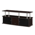 thumbnail image 3 of Designs2Go TV Stand with 3 Storage Cabinets and Shelf for TVs up to 55 inches, Espresso/Black, 3 of 6