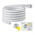 thumbnail image 2 of Dehumidifier Drain Hose, 13Ft Flexible Drain Hose with Cuttable Rubber Adapter and Connect Clamp, Hose Replacement, 2 of 6