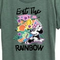 thumbnail image 3 of Disney - Eat the Rainbow Minnie - Women's Short Sleeve Graphic T-Shirt, 3 of 6