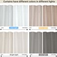 thumbnail image 4 of 100% Blackout Curtains 2 Panels Set, Thermal Insulated Linen Textured Blackout drape for Bedroom, Back Tab/Rod Pocket Curtains, Cream W50" X L120", 4 of 8