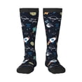 thumbnail image 1 of Wukai Space for Contrast Color Stockings, Sports Fitness Adult Long Socks, Unisex, 1 of 6