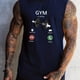 thumbnail image 1 of Camisetas Sin Mangas Para Hombre Con Estampado De "GYM Is Calling" Para Entrenamiento Físico Para Verano, 1 of 4