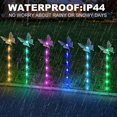 thumbnail image 4 of Juego de 6 luces solares LANNMXG mariposa a prueba de agua para jardín, 4 of 5