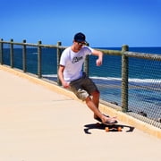 Surfeeling USA Snap Surf Style Carving Skateboard with 70mm Dia. Wheels - Ultra Blue