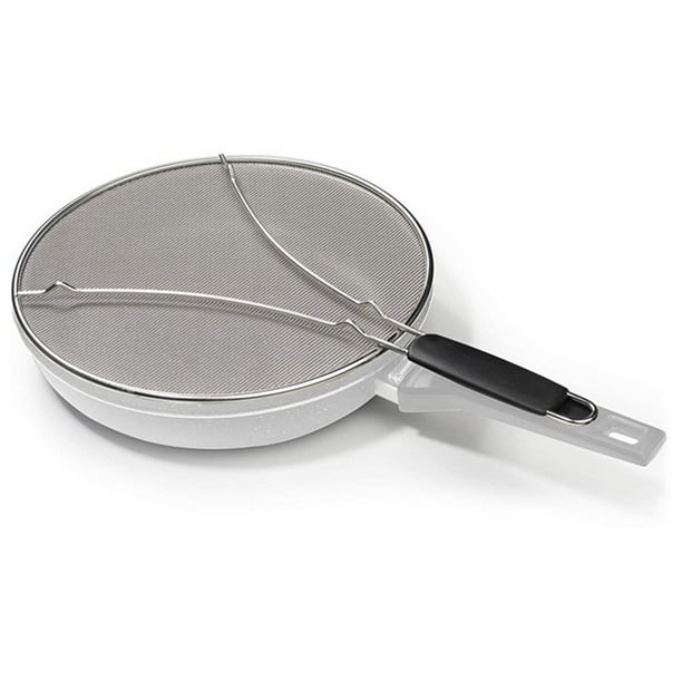 Semfri Splatter Screen for Frying Pan Stainless Steel Grease Guard for
