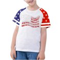 thumbnail image 2 of ZhuoLiL Girls T Shirts Size 10-12 Toddler Kids Boy And Girl Fashion Cute Round Neck Print Short Sleeve, 2 of 4