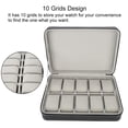 thumbnail image 4 of Watch Box, Watch Storage Box, 10 Grids Watch Gift Box For Travel Men Women Ring Sunglasses, 4 of 8